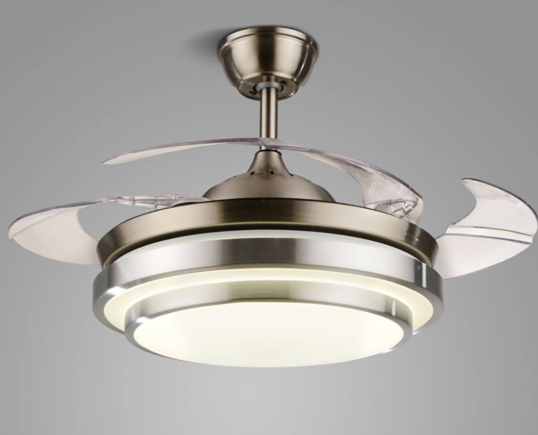 Fannc Retractable Ceiling Fan with Light – Dual Series