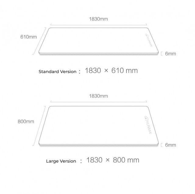 Xiaomi Yunmai 6mm Double-sided Non-Slip Yoga Mat