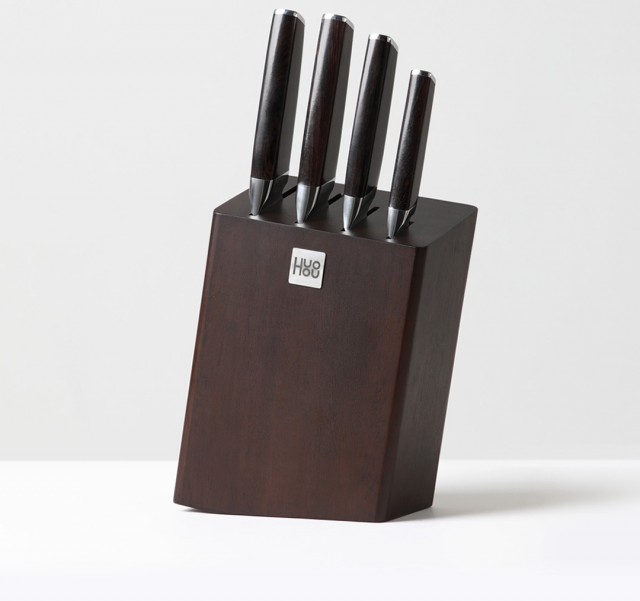 HuoHou Composite Steel 5-In-1 Kitchen Knife Set 