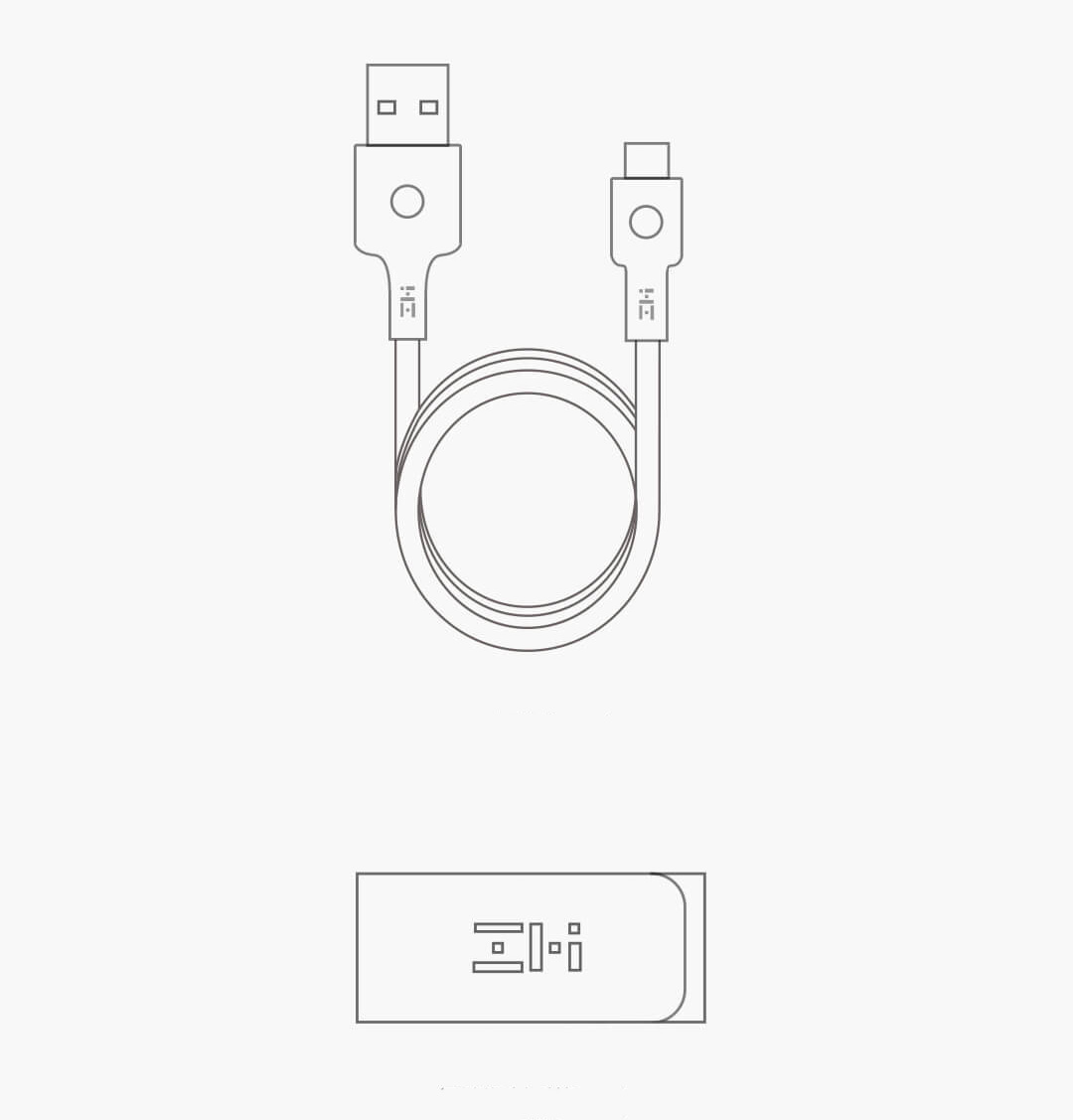 Xiaomi ZMI USB-C Circular Light Cable