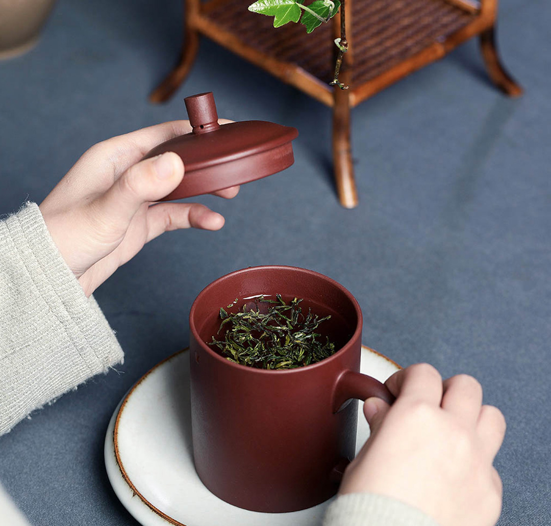 LiYong ZiSha Purple Clay Tea Cup