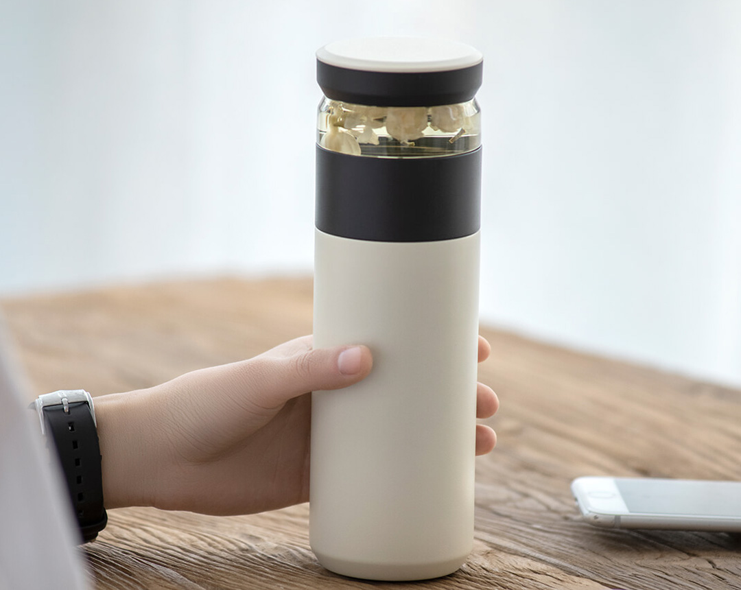 Xiaomi Fun Home Vacuum Thermal Tea Infuser Water Bottle