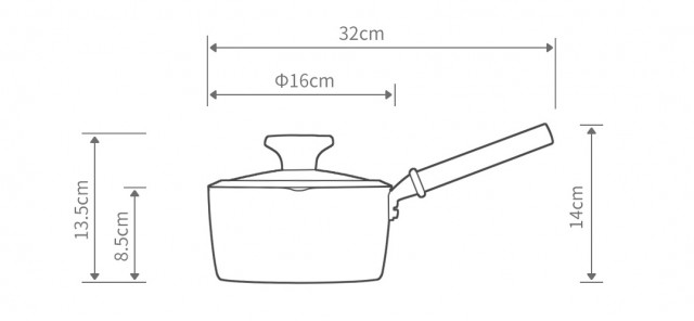 Xiaomi Taste Plus 16cm Non-Stick Pot