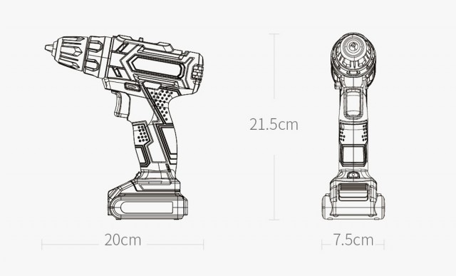 Xiaomi Tonfon Wireless Drill Gun 12V