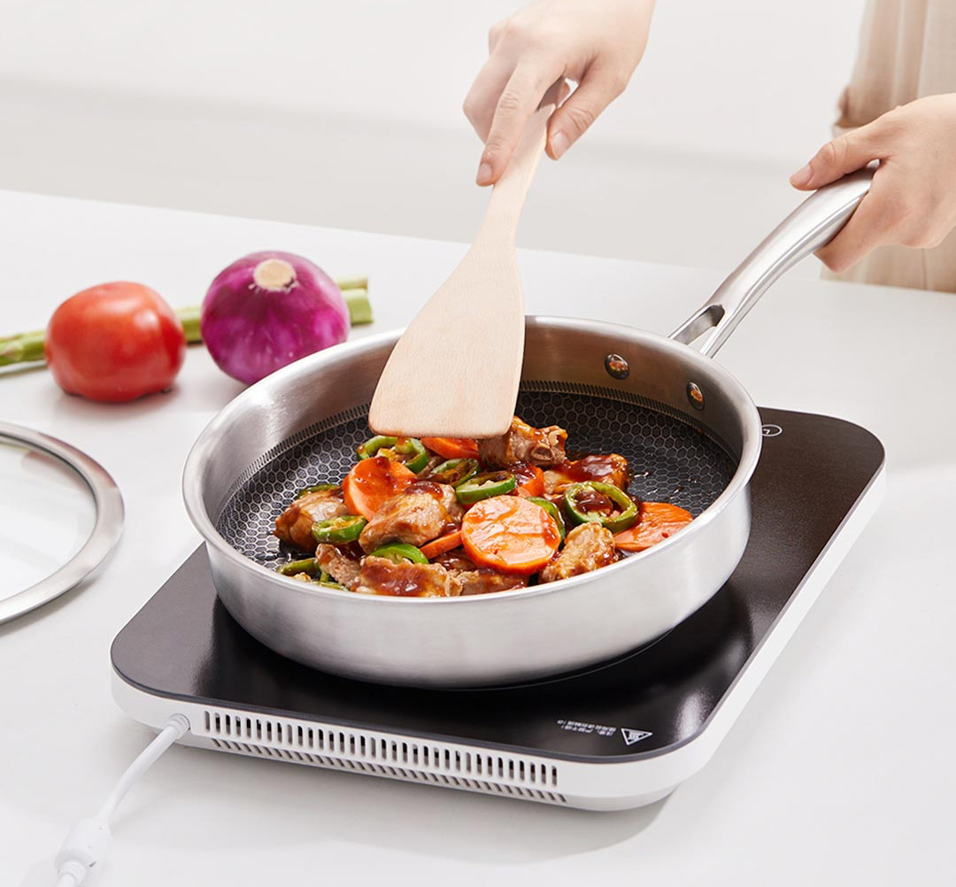 Xiaomi YiWuYiShi Stainless Steel Net Coating Frying Pan