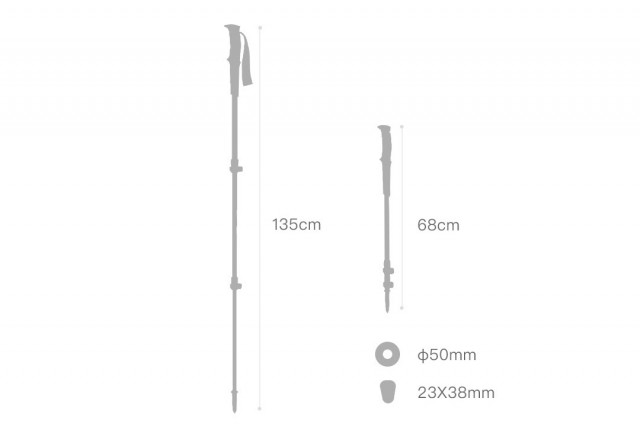 Zenph Adjustable Trekking Pole