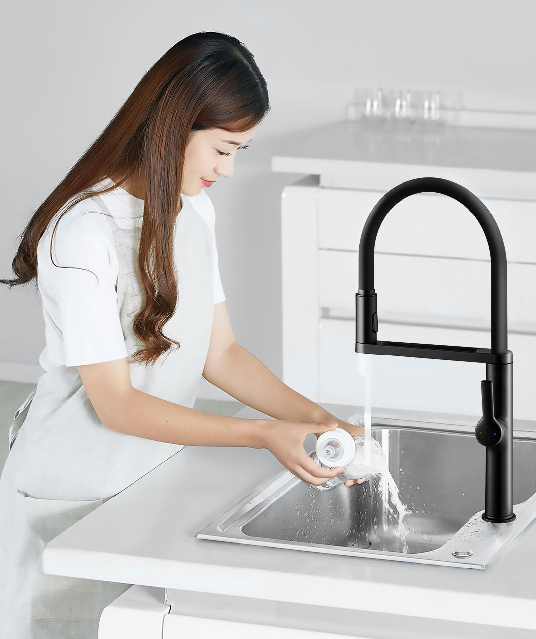 Xiaomi diiib Black U-Shape Kitchen Water Tap