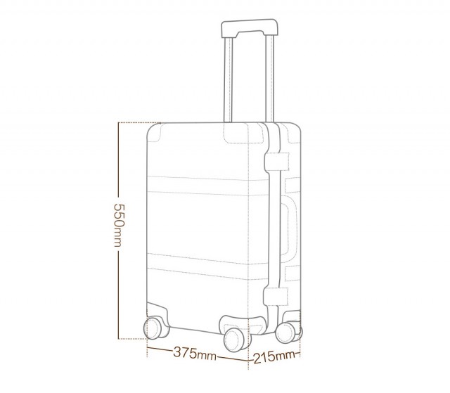 Xiaomi 90Fun Metal Suitcase (20 Inch)