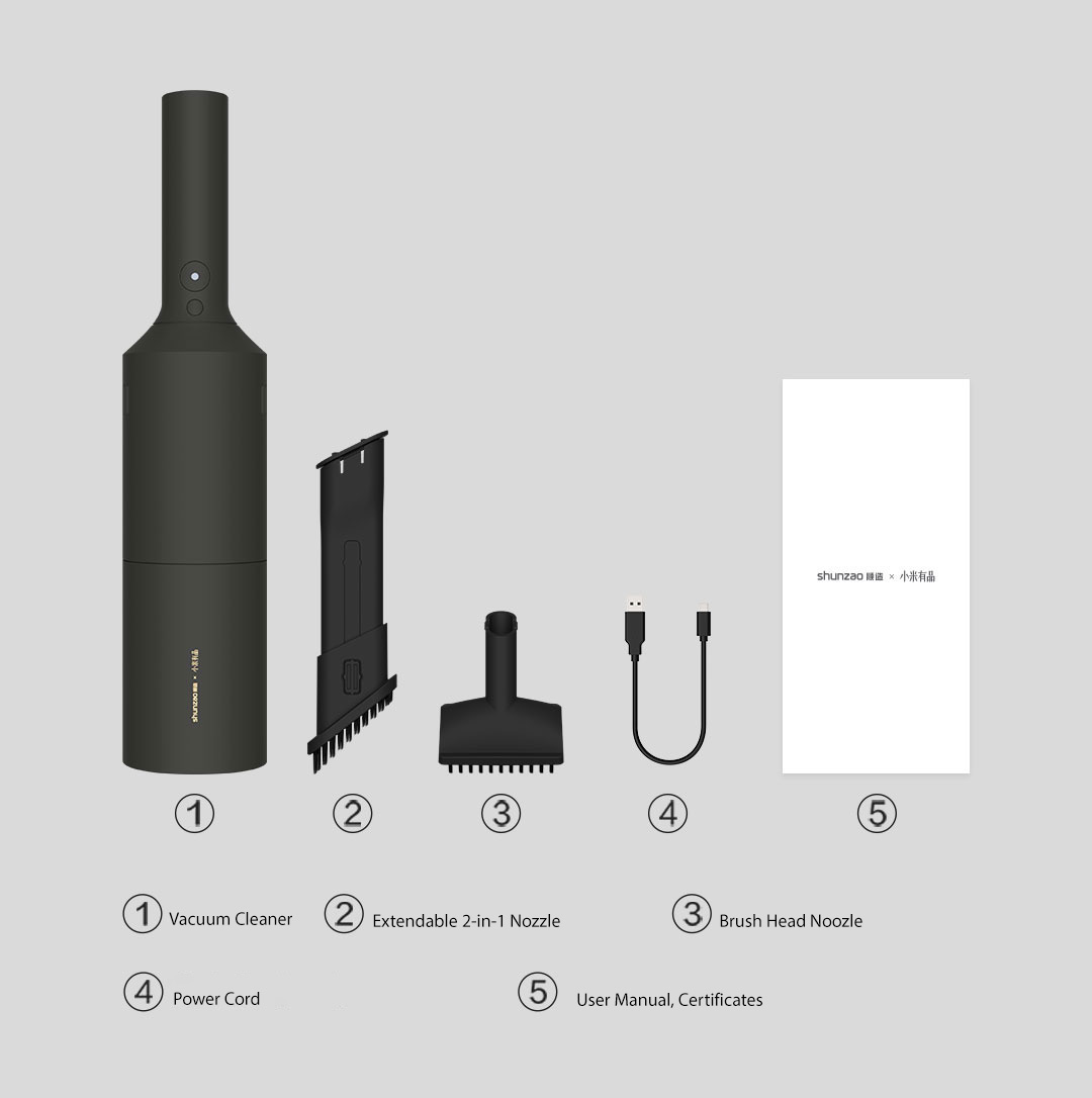 Xiaomi Shunzao Portable Vacuum Cleaner