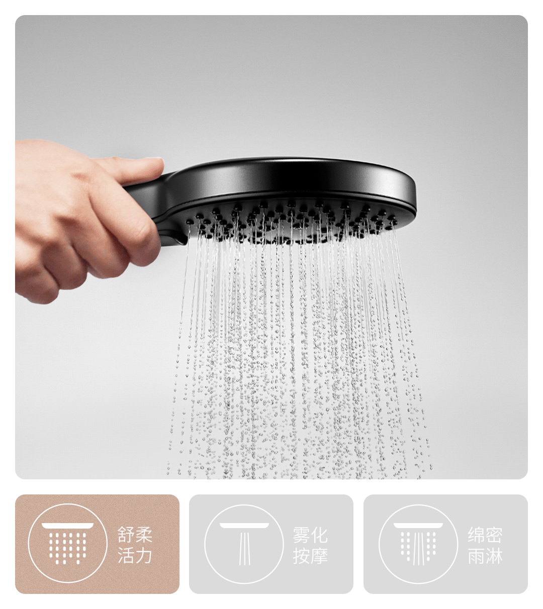 Xiaomi Diiib Shower Set Compression Black Diamond Series