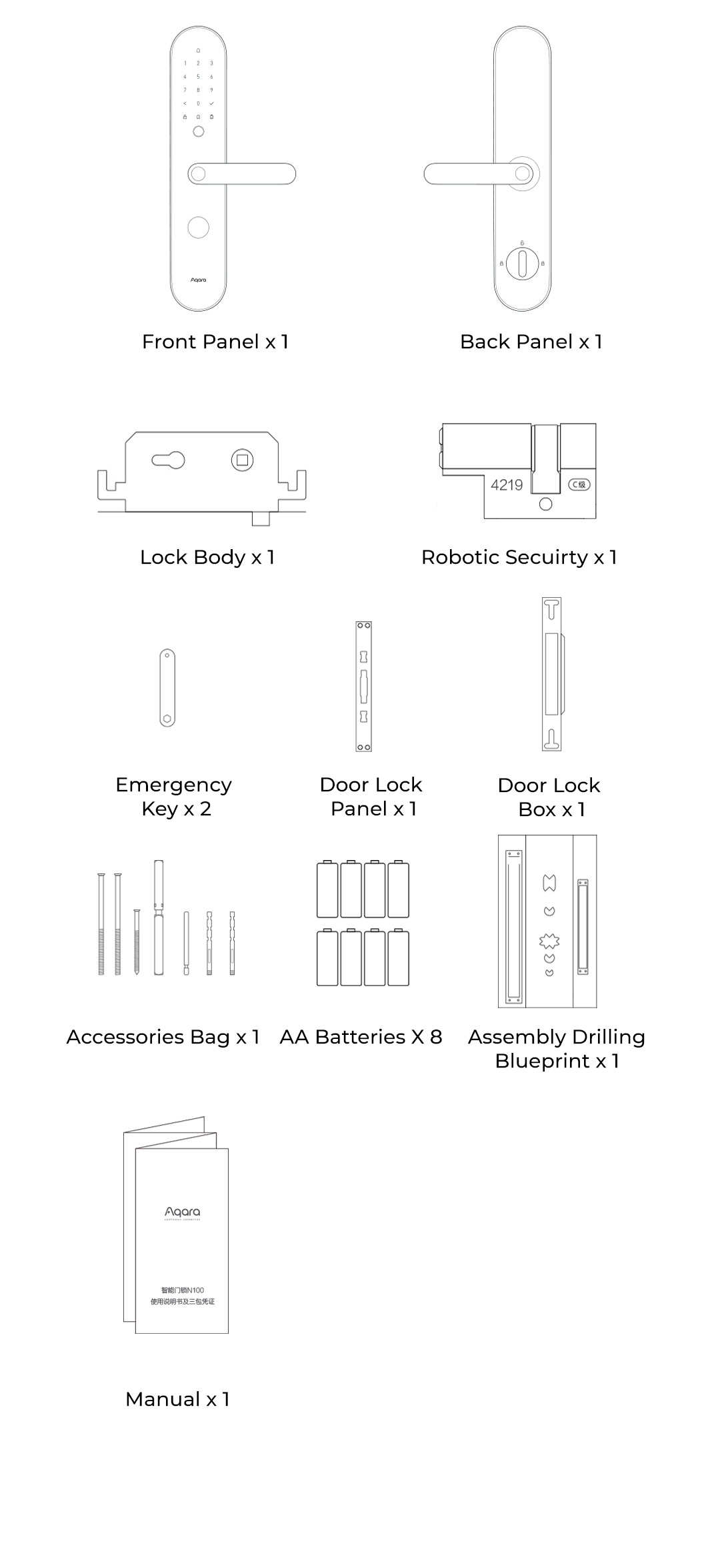 Aqara Smart Door Lock N100