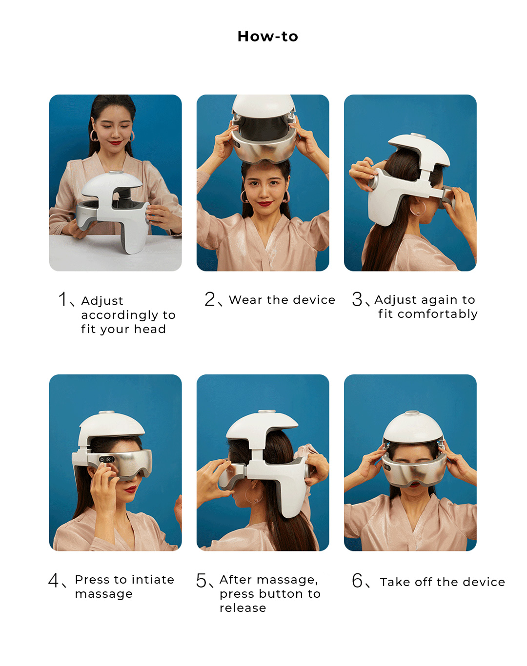Momoda 3-In-1 Smart Head Massager