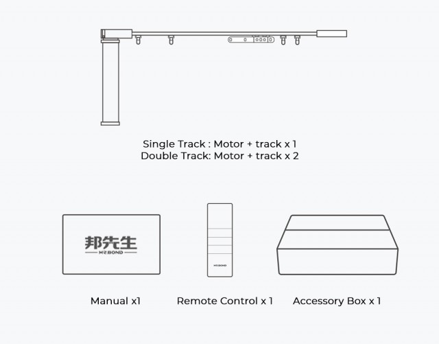 Xiaomi Mr Bond Smart Curtain System