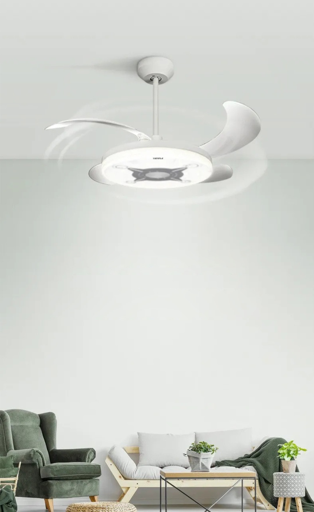 Xiaomi Opple 36″ Retractable Fan With Light